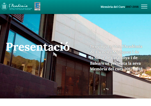 Memòria anual del curs 2017 - 2018